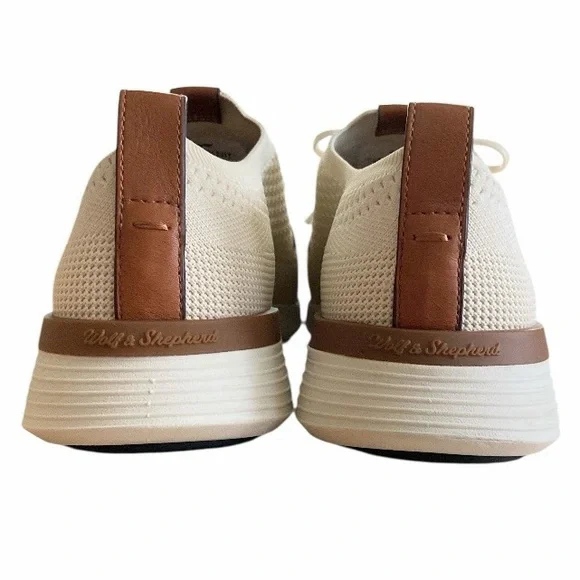 New Wolf & Shepherd Swiftknit Derby Cream Brown  Sneakers Women’s 9 - Picture 7 of 9
